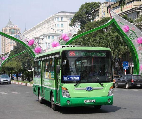 The most economical option is the public bus network
