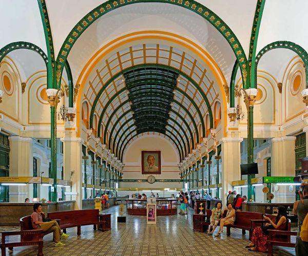 Inside Saigon Central Post Office