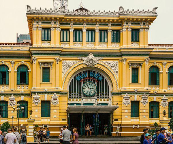 Exterior of Saigon Central Post Office 